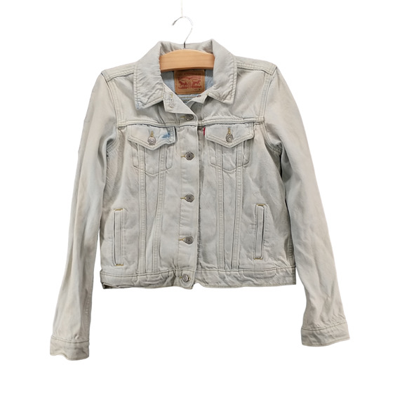 Levi's Women's Button-Up Denim Jean Jacket Blue Medium 100% Cotton - Picture 1 of 14
